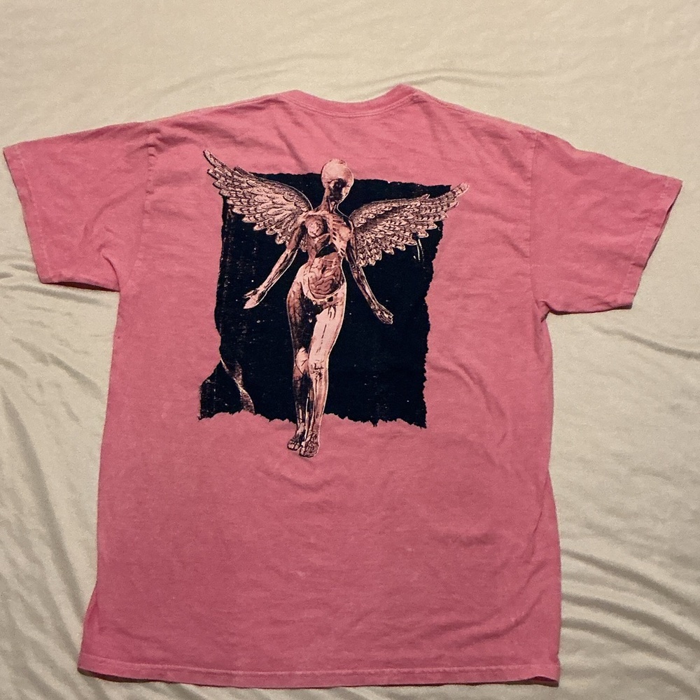 Nirvana Pink In Utero Graphic T-Shirt Large NWOT - Picture 4 of 5